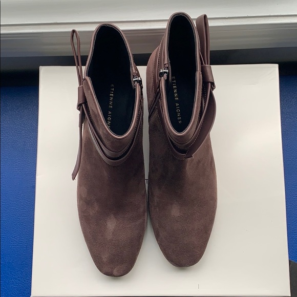 Etienne Aigner Suede Ankle Boot - Picture 9 of 10